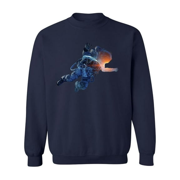 Astronaut Design. Sweatshirt Men -Image by Shutterstock, Male Small