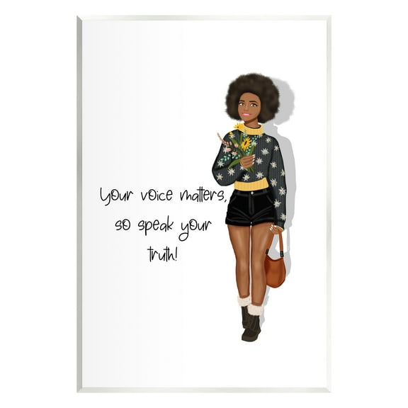 Stupell Industries Speak Your Truth Phrase Inspirational Painting Unframed Art Print Wall Art, 10 x 15