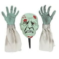 thumbnail image 6 of Zombie Face Arm Stakes Vivid Lifelike Green Zombie Stakes Props Halloween Scary Props Halloween Decorations, 6 of 21