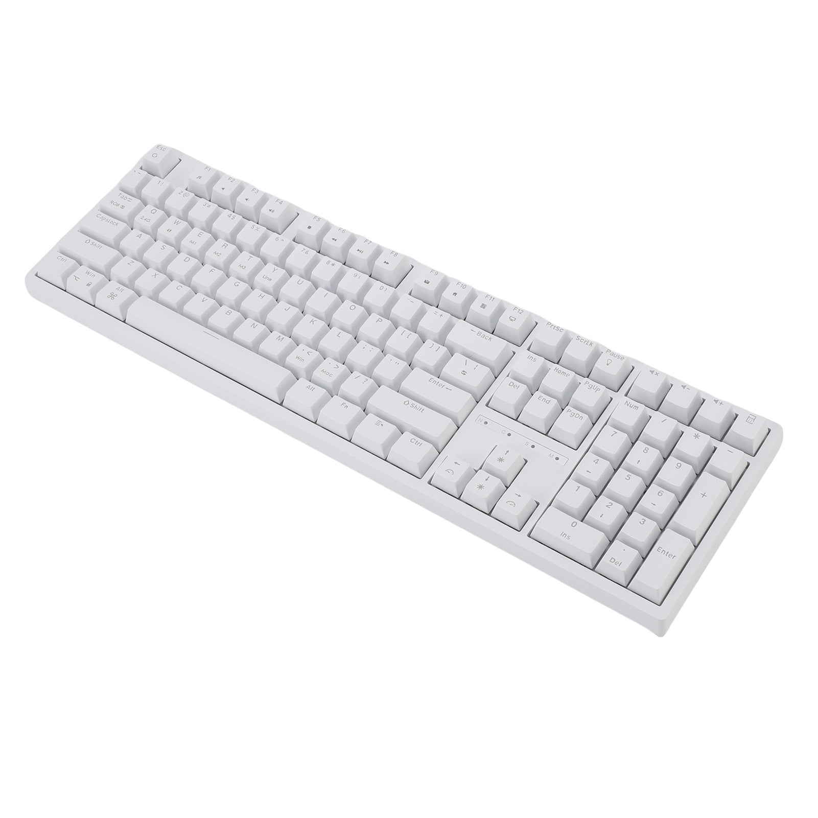Mechanical Keyboard, Brown Switch Wireless Mechanical Keyboard USB C Wired BT 5.1 2.4Ghz  for PC Laptop