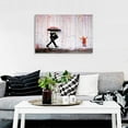 thumbnail image 3 of WFSposter-Banksy Pop Street Graffiti Wall Art,Colorful Rain Posters And Prints,Abstract Color Graffiti Art Canvas Paintings On the Wall Art Picture Home Decor, 3 of 5
