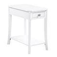 thumbnail image 3 of Convenience Concepts Designs2Go Ensenada 1 Drawer Chairside End Table with Shelf, White, 3 of 6