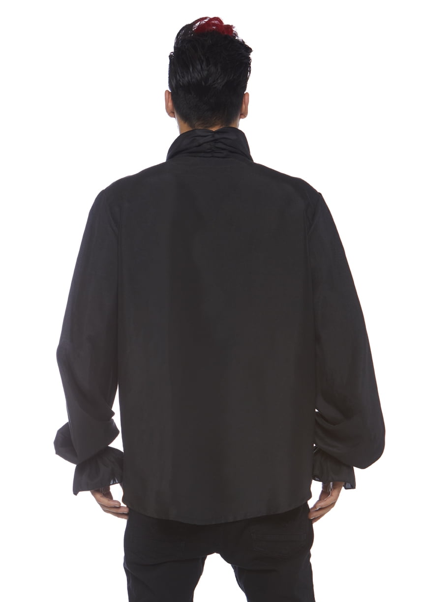 Leg Avenue Men/'s Renaissance Ruffle Front Pirate Shirt Medium Black