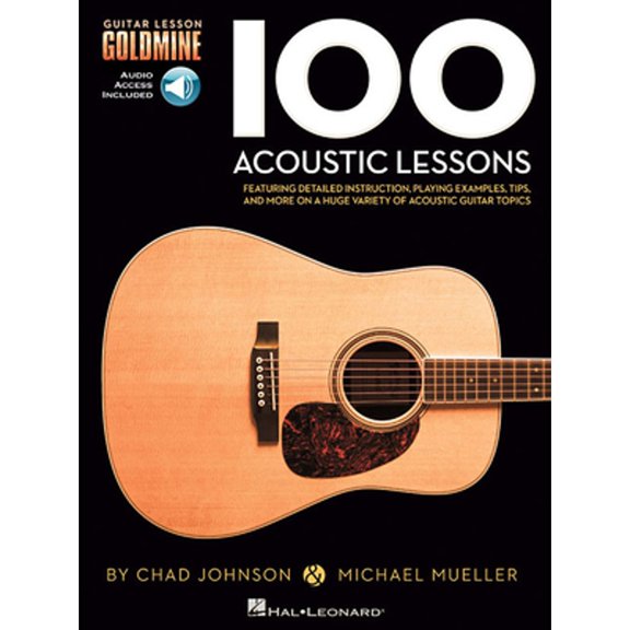 Pre-Owned 100 Acoustic Lessons Book/Online Audio (Paperback) 1423498828 9781423498827