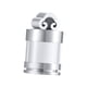 thumbnail image 5 of Collar con colgante conmemorativo de acero inoxidable y cristal, contenedor de perfume para mujeres, hombres y mascotas color acero, 5 of 9