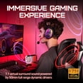 thumbnail image 2 of Auriculares inalámbricos para juegos OXS Storm G2 7.1 Surround Sound, 2 of 8