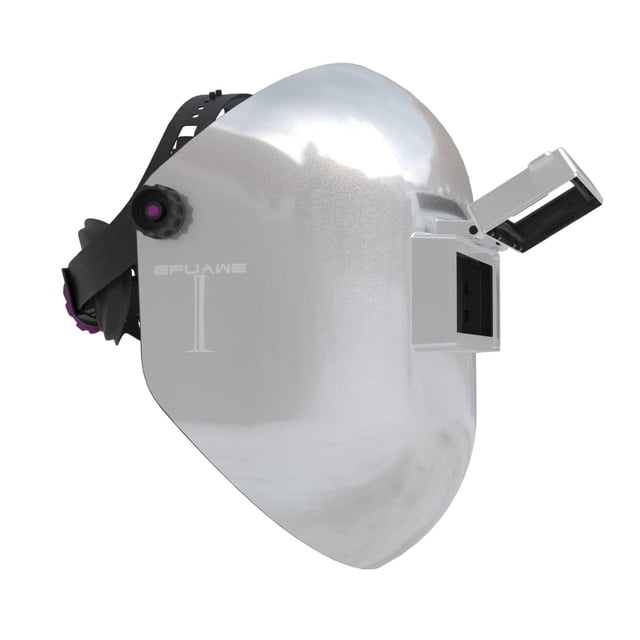 Cuchara de azúcar de fibra de vidrio cortada para casco de soldadura Tefuawe, abatible