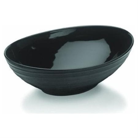 UPC 885991007593 product image for Mikasa Swirl Black Oval Vegetable Bowl | upcitemdb.com