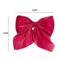 thumbnail image 6 of Eoperou Hairpin Elegant Satin Hair Bow Clips Elastic Sturdy Fixing Women Stylish Gentle Hair Accessory for Delicate Hairstyles, 6 of 8