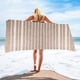 thumbnail image 5 of Toalla de playa estilo turco: rayas tejidas, material de poliéster. Disfruta de una cómoda playa., 5 of 8