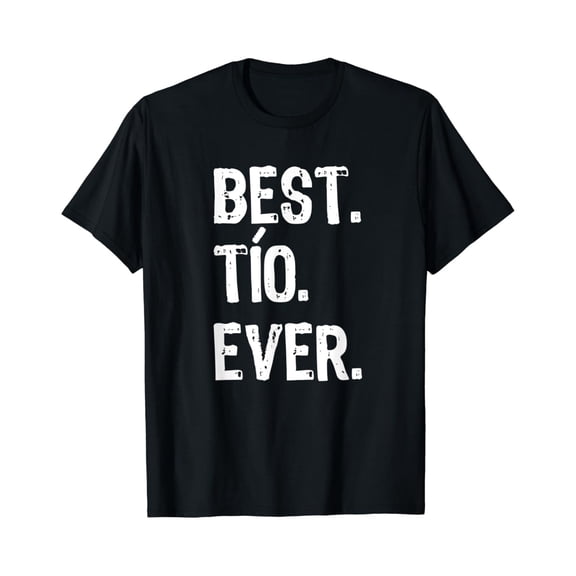 Best Tio Ever Men's Graphic T-Shirt Funny Spanish Uncle Gift Retro Short Sleeve Tee