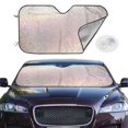 thumbnail image 4 of Goofa Glitter Light Pearl Printed Car Windshield Sunshade,Foldable Reflective Sun Visor,UV Protection Heat Blocker Sunshade,Car Cooling Accessory-Small, 4 of 7