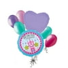 7 pc Get Well Soon Princess Castle Balloon Bouquet Decoration Love You Girl