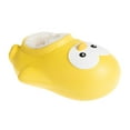 thumbnail image 6 of FOAMWALK Toddler Unisex Novelty Clogs with Faux Fur Lining - Penguin Slippers for Toddler, Yellow, 8, 6 of 9