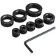 thumbnail image 1 of Tope de profundidad , tope de profundidad de perforación, collares de tope de profundidad, 8 piezas Collares de tope de profundidad, posicionador de anillo con llave Allen, 3-16 mm, 1 of 5