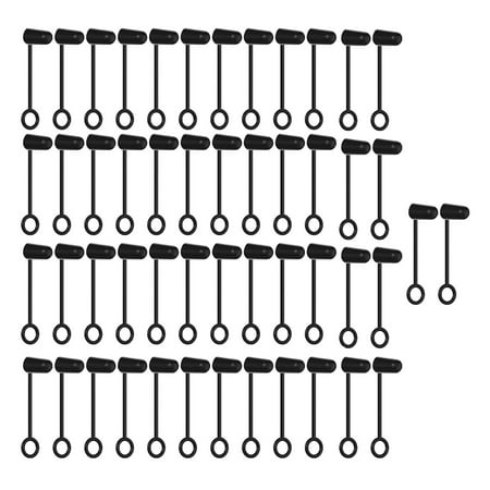 

Necvior 50 PCS Black Pour Spout Covers Pourer Caps Liquor Pourer PVC PVC Bottle Caps Beverage Dispenser Caps