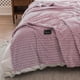 thumbnail image 4 of Fiudx Ofertas relámpago Manta de verano de seda de sensación fresca, manta acondicionadora lavable a máquina, manta gruesa y cálida para siesta, manta tejida, 4 of 6