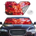 thumbnail image 2 of Balery Autumn Maple Leaves Print Car Windshield Sun Shade,Windshield Sunshade for Car Pickup Truck SUV Accessories-, 2 of 7