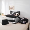 thumbnail image 6 of Feelyou Cartoon Football Athlete Bedding Comforter Set 7pcs, Soccer Sports Gaming Queen Bedding Sets, Teens Kids Boys Girls Reversible Queen Sheet Sets, Luxury Bedroom Decor, 6 of 8