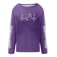 thumbnail image 3 of Sweat à Capuche pour Femmes - Manches Longues Col Rond Imprimé Rugby pour un Port Quotidien Confortable et Style Athlétique, 3 of 3