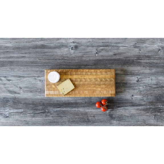 Larch Wood Double Cheese Board 17.75 x 7 x 1.5