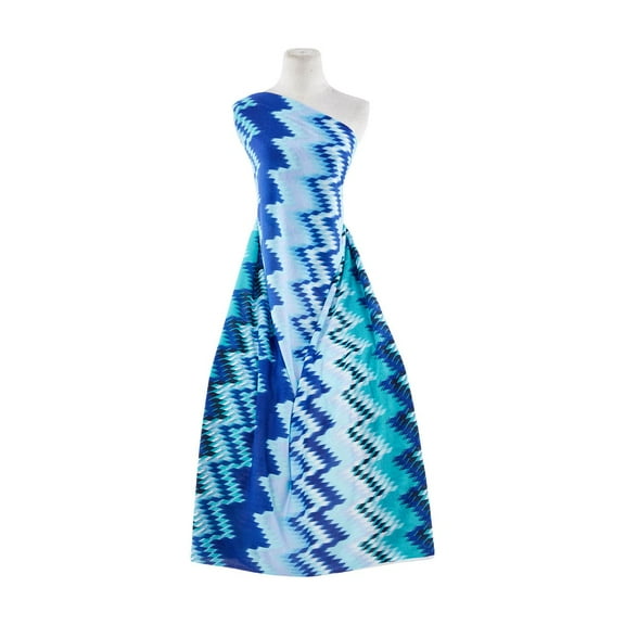 Zelouf Spun Polyester Print  , Sewing, DIY, Crafts Fabric by the Yard, 479 Navy/grn, 3 Yard