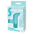 thumbnail image 1 of The 9's Silicone Finger Vibrator, Blue, 1 of 3