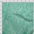 thumbnail image 4 of oneOone Tissu en Rayonne Vert Feuilles Matériel de Robe Tissu Imprimé Tissu au Mètre 56 Pouces de Large, 4 of 5