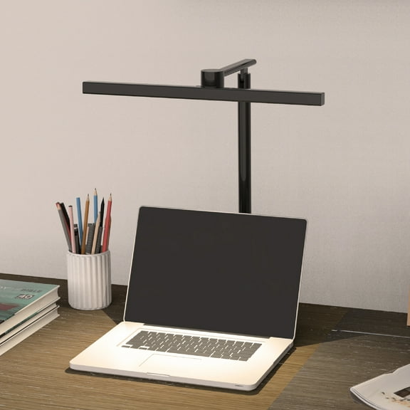 Archilight ArchDesk 15.75’ Desk Lamp: Dim, Warm~Cool White Adjustable, Anti-Glare, Sensor, 10W LED, Eye Protection, Foldable, Clamp, Black, Perfect for Painting, Design, Work, Study, Reading & Office
