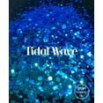 thumbnail image 2 of Glitter Heart Co. Glitter - High Quality Polyester Glitter - Tidal Wave - Color Shift Blue to Teal Dot Mix &ndash; 2 oz Bottle, 2 of 2