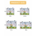 thumbnail image 7 of Large Induction Cooktop Protector Mat Easter Bunny Stove Top Covers for Electric Stove, Spring Easter Eggs Floral Blue Woodn Decorative Stove Burner Cover Mats, Glass Top Stove Cover, 7 of 7