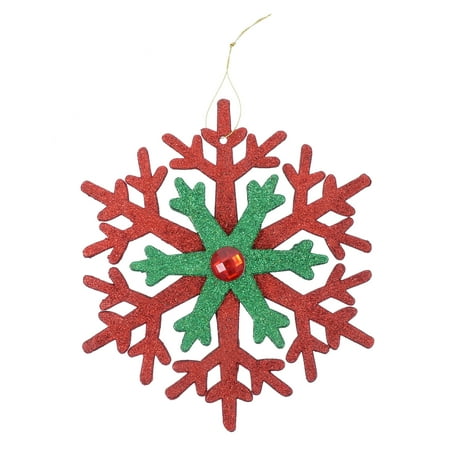 

NUOLUX 1pc Hollow-out Snowflake Pendant Festival Tree Pendant Window Hanging Ornament