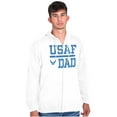 thumbnail image 5 of US Air Force USAF Dad Military Father Zip Hoodie Sweatshirt Men Brisco Brands S, 5 of 6