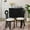 Black, variant on LovingAHome Wooden Dining Chairs Set of 4 with Lamb Wool Fabric for Dining Room Living Room Bedroom, Beige+Walnut