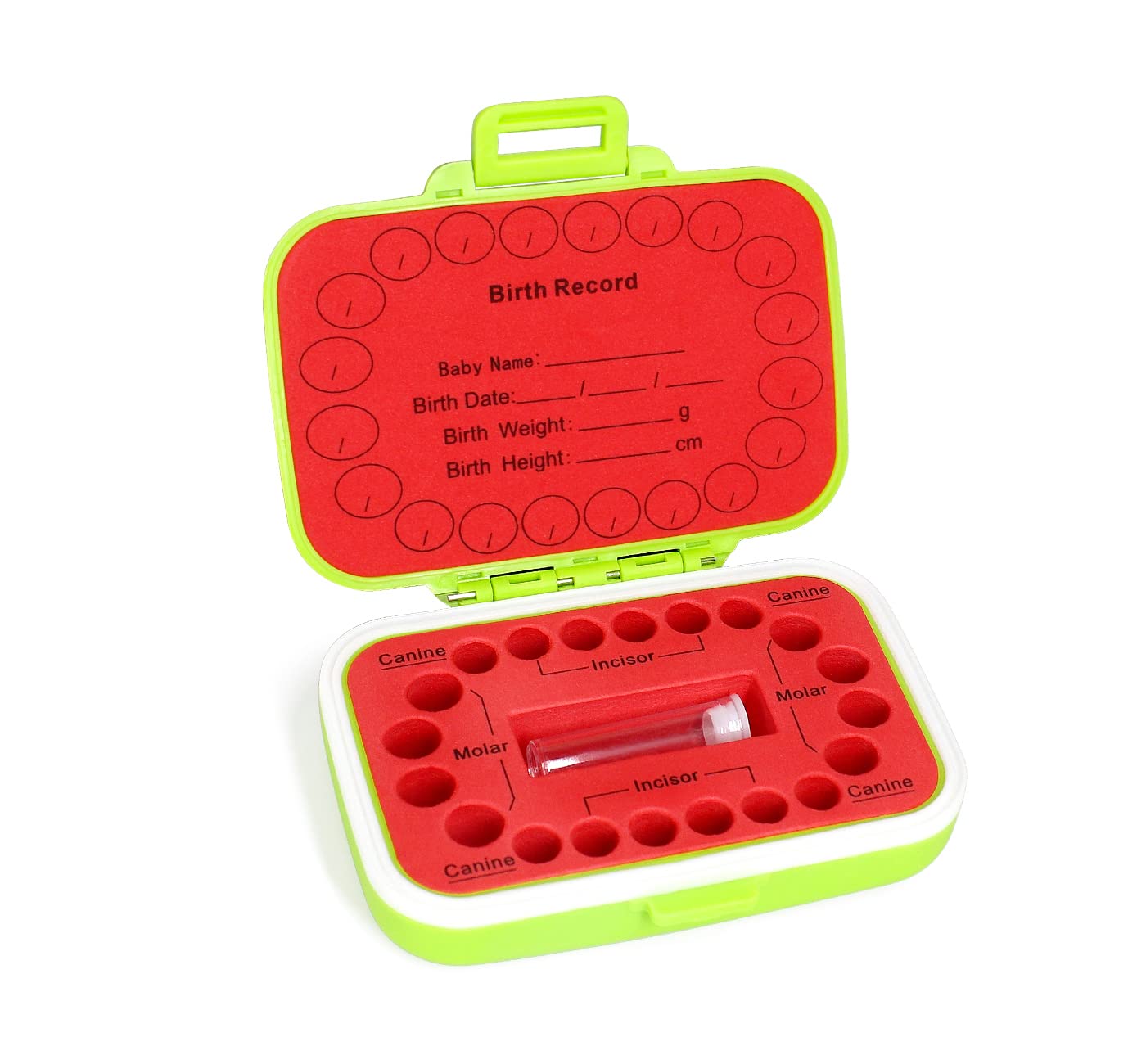 Baby Tooth Box Kids Keepsake Organizer PP Cute Children Tooth Fetal