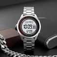 thumbnail image 4 of Multifunctional Digital Chronograph Watch with Luminous Display, Waterproof Sports Wristwatch with Alarm, Stopwatch & Timer for Outdoor Activities, 4 of 5