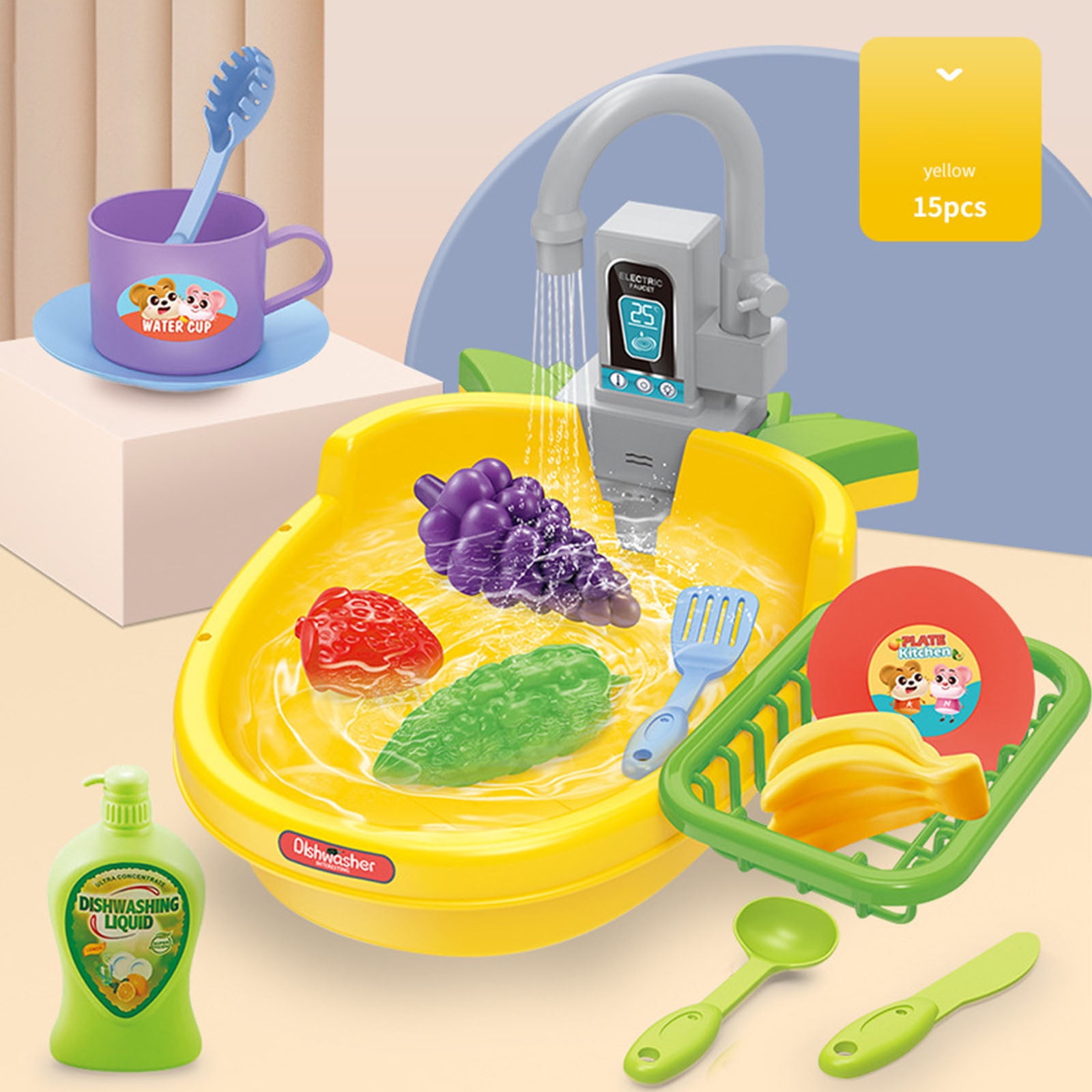 Cyber and Monday Deals 2023 Toys Children'S Electric Dishwasher