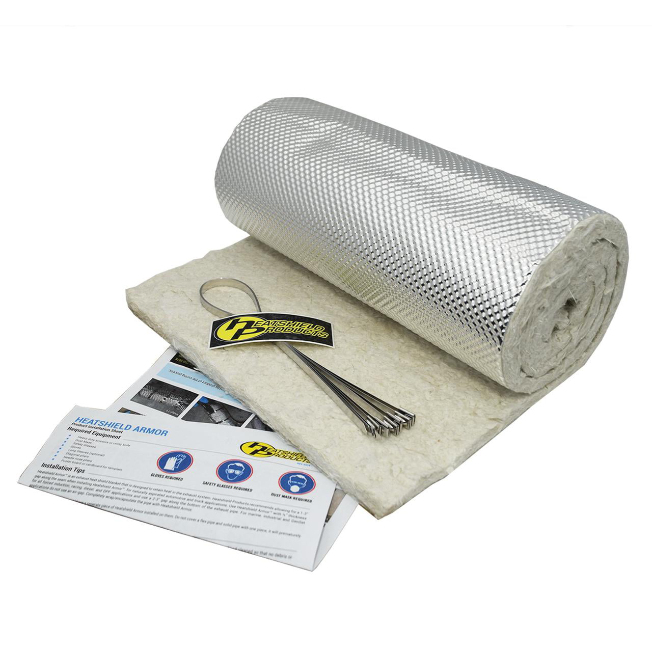 With Self-Adhesive Heatshield Products 711002 0.018 Thick x 24 x 26 Thermaflect Heat Shield Cloth 