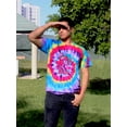 thumbnail image 2 of Unicorn Stencil Art. Tie Dye Spiral Men -Image by Shutterstock, Male Large, 2 of 4