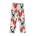 thumbnail image 5 of Daiia Men'S Roosters Pants,Bottoms Sleep Lounge,Pajama Pants,Pj Bottoms Drawstring And Pockets-Large, 5 of 9