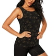thumbnail image 2 of Fotbe Gold Spiders And Cobwebs Blusas Sin Mangas para Mujer – Estilo Casual, Corte Suelto, Slim-Fit, Cuello Redondo Deportivo, Tops de Verano para Gimnasio y Yoga-Medium, 2 of 7