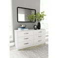 thumbnail image 7 of Signature Design by Ashley Casual Flannia 6 Drawer Dresser, White, 7 of 7