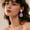 B, variant on Long Full Rhinestone Teardrop Crystal Dangle Chandelier Drop Earrings Fashion Jewelry(six Color)