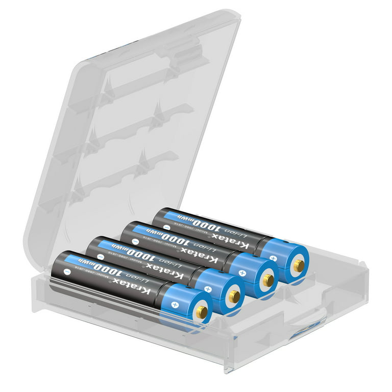 Kratax 1.5V Micro USB AA AAA Batteries Rechargeable Lithium Ion Batteries  AA AAA