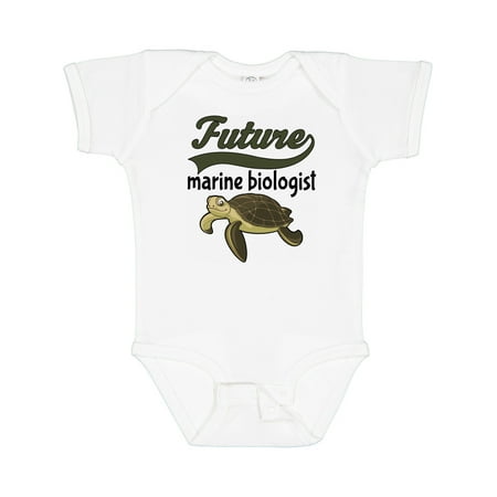 

Inktastic Future Marine Biologist Turtle Gift Baby Boy or Baby Girl Bodysuit