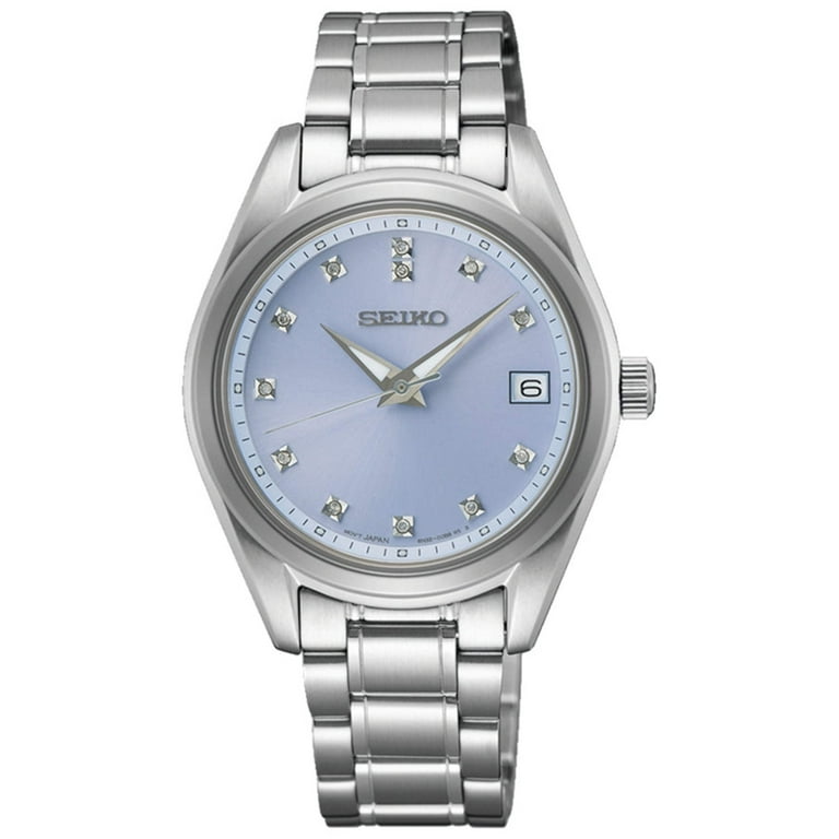 Seiko Diamonds Quartz Blue Dial Ladies Watch SUR581P1  display picture 3
