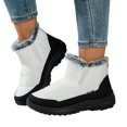 thumbnail image 5 of Insulated Winter Boots for Women - -Lined Cold Weather Outdoor Footwear With Low Heel Pull-On Design, 5 of 9