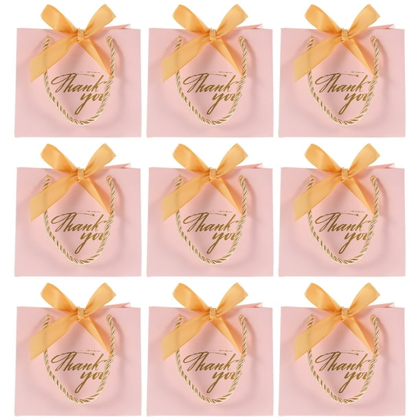 KAKOWELY 12 bolsas de mano para bodas, delicadas bolsas de mano para bodas, bolsas de regalo para fiestas de bodas