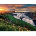 thumbnail image 4 of Gullfoss Waterfall Iceland/Kalambaka Greece 550 Piece 2-Sided Puzzle, 4 of 4