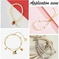 thumbnail image 6 of 100pcs 304 Stainless Steel Bead Tips Golden Calotte Ends Clamshell Knot Cover 8x4mm, 6 of 8